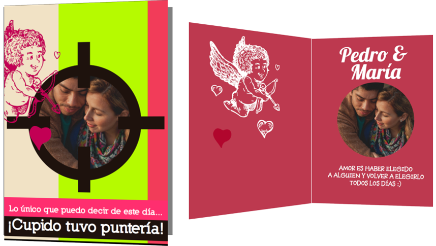 tarjeta de enamorados