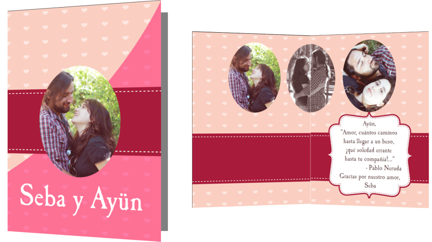 tarjeta de enamorados