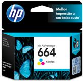 cartucho HP 664 color original
